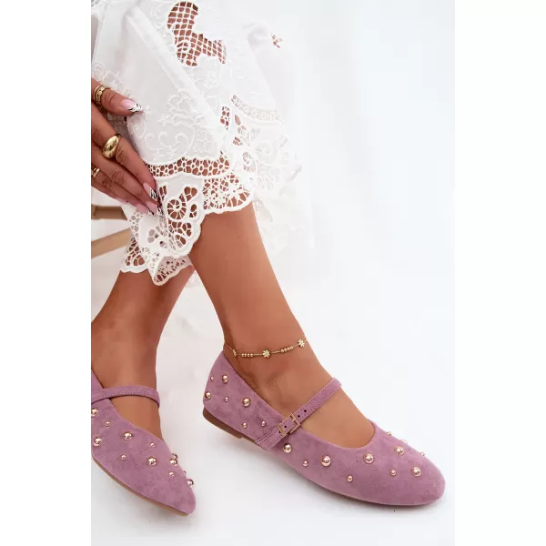  Dámske baleríny BOTO 4765 PURPLE 