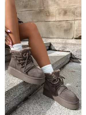 Dámske topánky BIG STAR SHOES UU274315 BROWN/BEIGE SHADOWS