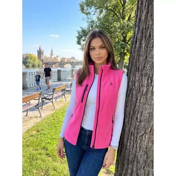  Dámska fleece vesta ALTISPORT ALW002525 PURPUROVÁ 