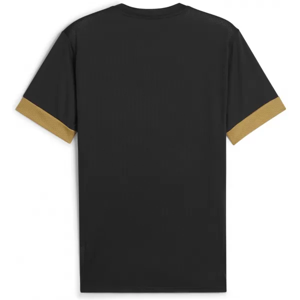  Pánske športové tričko PUMA TEAMGOAL MATCHDAY JERSEY 70574728 PUMA BLACK/PUMA GOLD/MATTE GOLD 