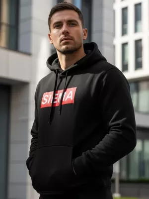 Pánska mikina DSTREET NX0031B-BK ČIERNA