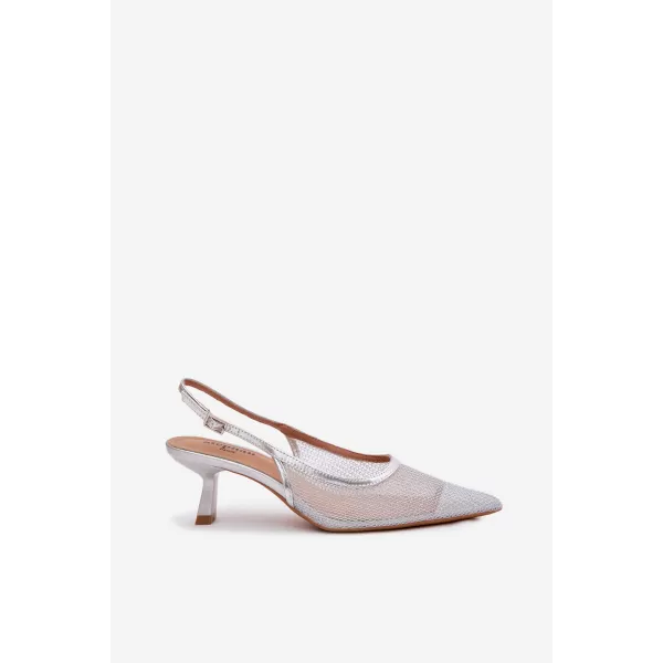  Dámske sandále BOTO QQ-213 SILVER 