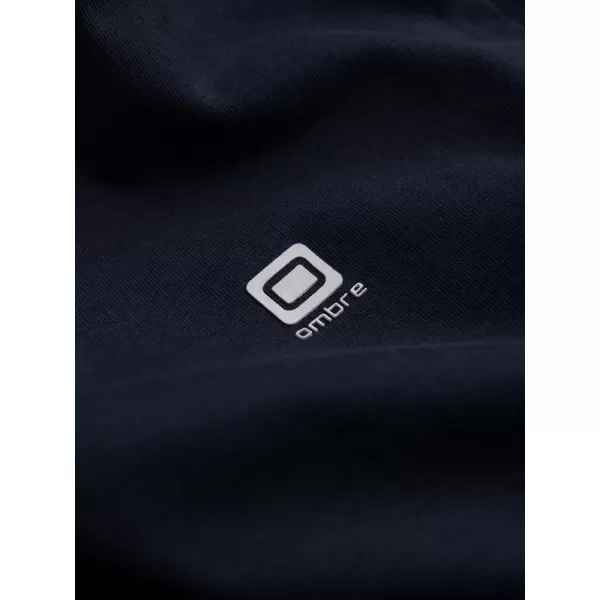 Pánske tričko OMBRE L172 NAVY BLUE 