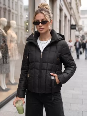 Dámska bunda DSTREET TY5857 ČIERNA
