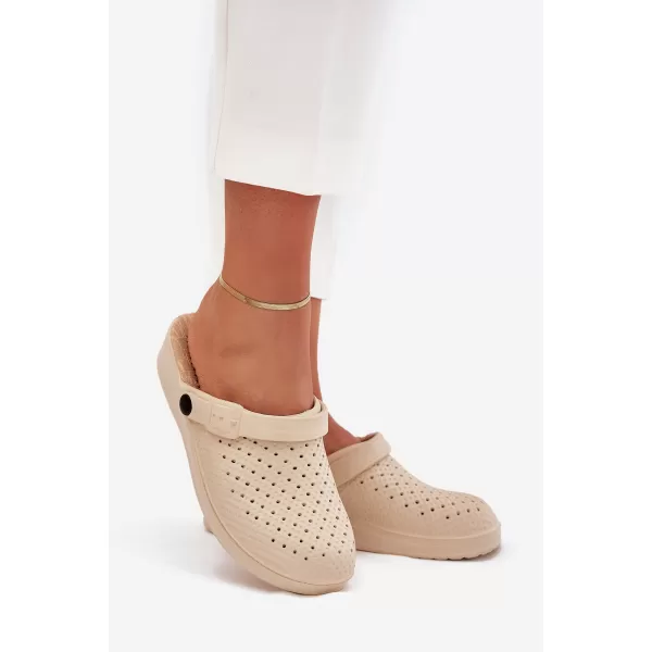  Dámske šľapky BOTO 25SD11-8981 BEIGE 