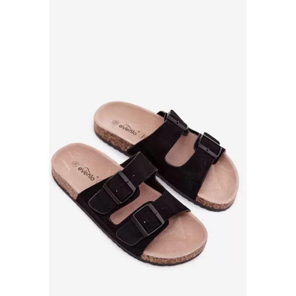  Dámske šľapky BOTO 26DZ21-107 BLACK 