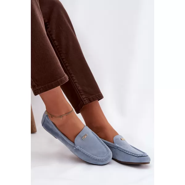  Dámske mokasíny BOTO QQ-273 BLUE 