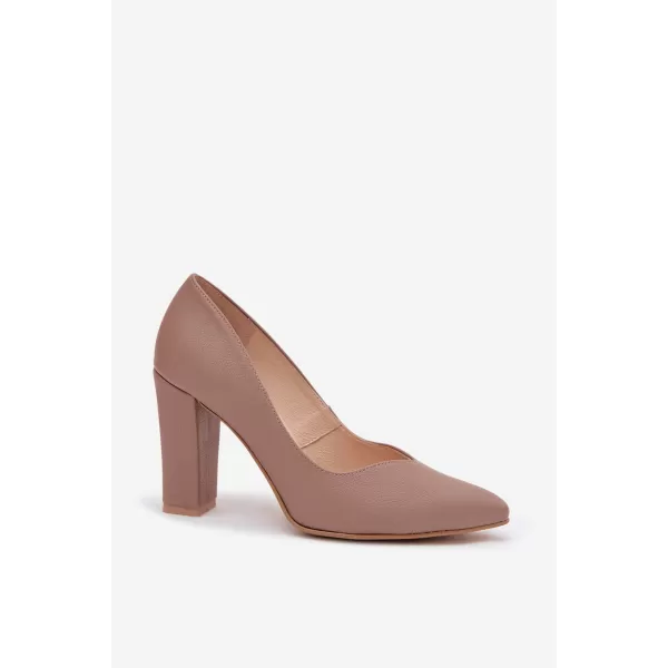  Dámske lodičky ZAZOO 853 BROWN 
