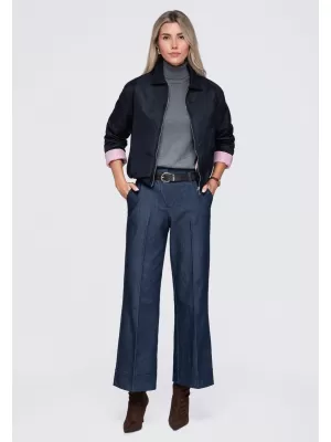 Dámska bunda OMBRE OW-JT-E0003 NAVY BLUE