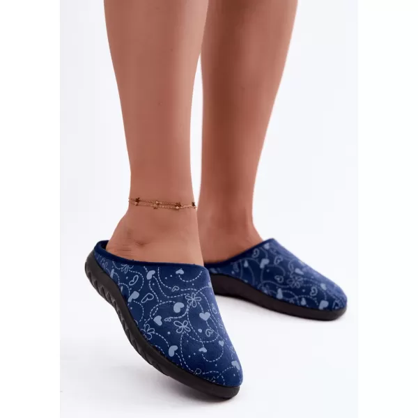  Dámske šľapky INBLU ET000041 MODRÁ 