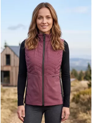 Dámska ľahká vesta ALPINE PRO BERFA 3 GRAPE NECTAR