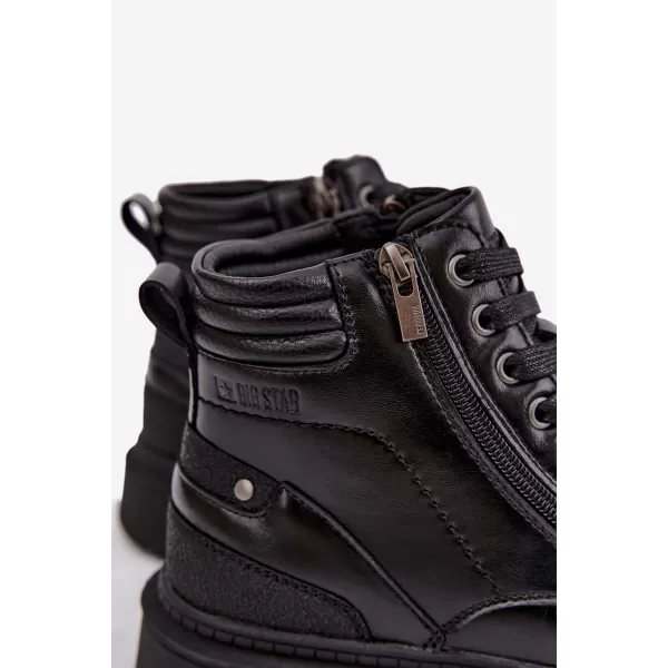  Pánske členkové topánky BIG STAR SHOES UU174242 BLACK 