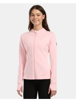 Dámska fleece mikina KILPI LAJEN-W 1L0205KI SVETLO RUŽOVÁ