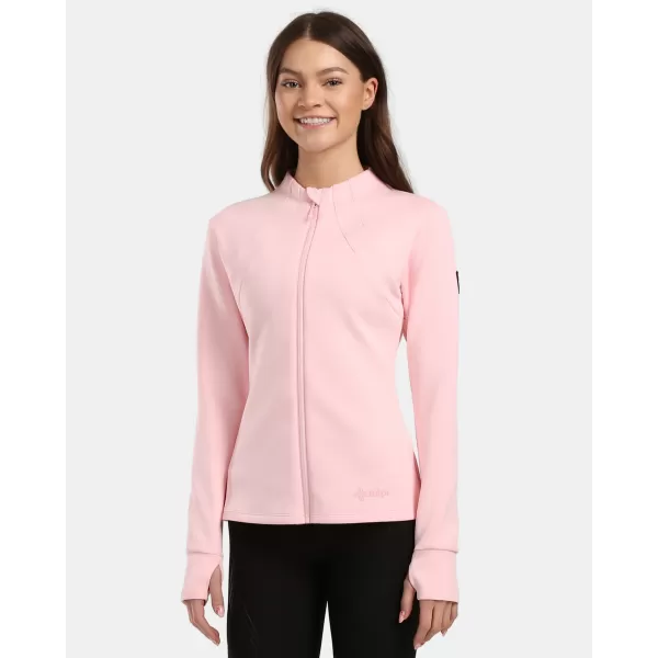  Dámska fleece mikina KILPI LAJEN-W 1L0205KI SVETLO RUŽOVÁ 