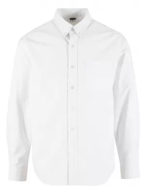 Pánska košeľa URBAN CLASSICS TB8094 WHITE