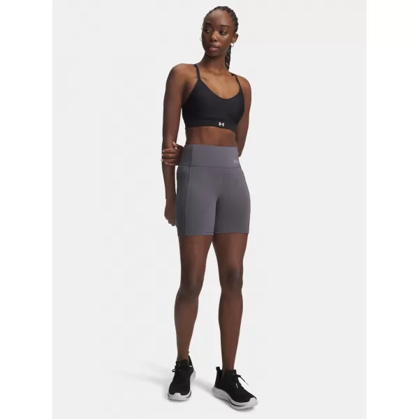  Dámske kraťasy UNDER ARMOUR UA VELOCITI 6IN FITTED SHORT 6009498-025 ŠEDÁ 