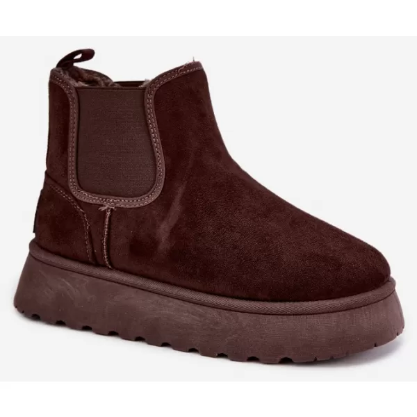  Dámske topánky BIG STAR SHOES UU274174 BROWN/BEIGE SHADOWS 