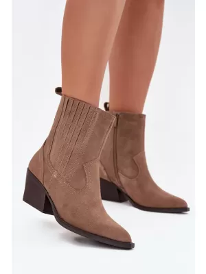 Dámske členkové topánky BOTO NC1339K/6350 KHAKI