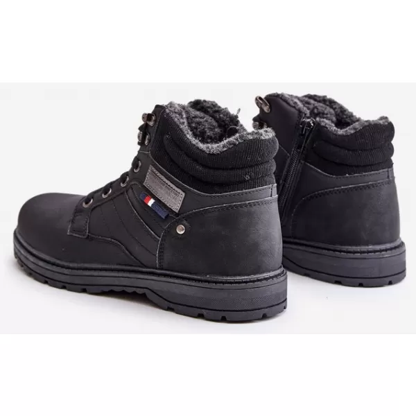  Pánske topánky BOTO 23MN03-6610 BLACK 