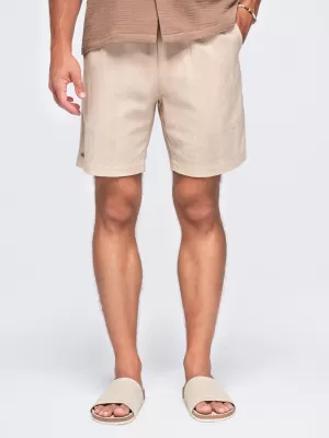 Pánske kraťasy OMBRE OM-SRCS-0209 LIGHT BROWN