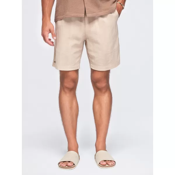  Pánske kraťasy OMBRE OM-SRCS-0209 LIGHT BROWN 