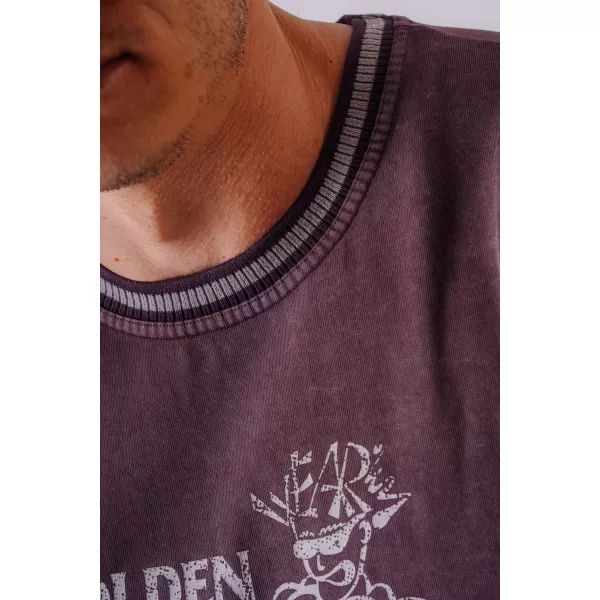  Pánske tričká NEBBIA OLYMPIA HEAVYWEIGHT COTTON 941 BORDO 