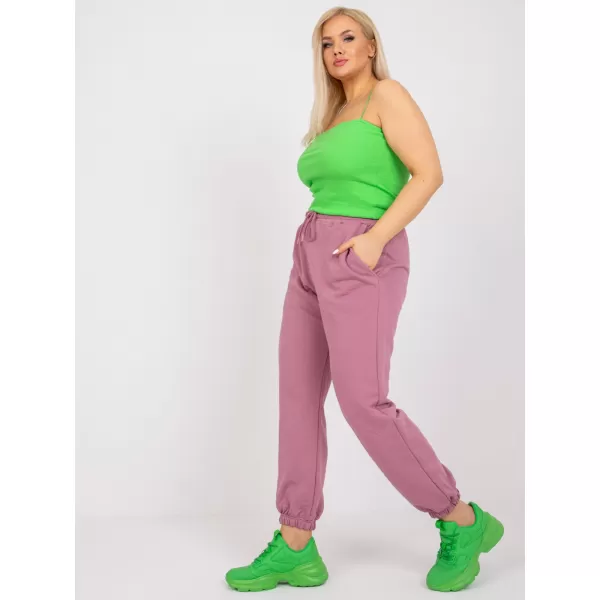  Dámske tepláky BASIC FEEL GOOD RV-DR-6331.86 DARK PINK 