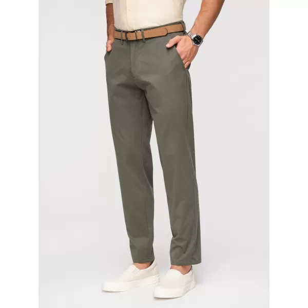  Pánske nohavice OMBRE OM-PACP-0293 KHAKI 