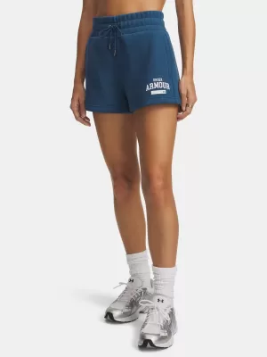 Dámske kraťasy UNDER ARMOUR ICON FLC NOV SHORT 6010982-498 MODRÁ