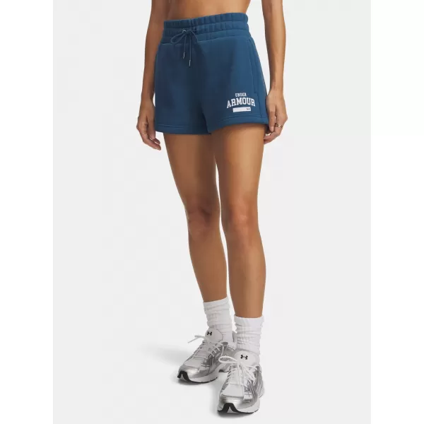  Dámske kraťasy UNDER ARMOUR ICON FLC NOV SHORT 6010982-498 MODRÁ 