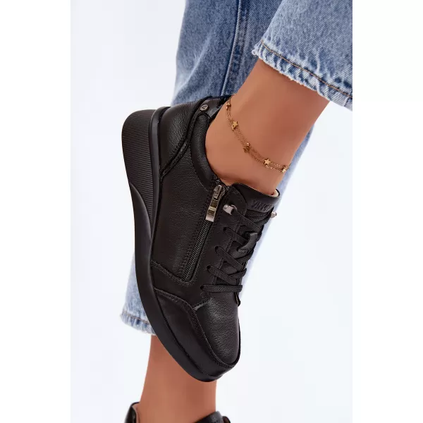  Dámske poltopánky VINCEZA 79644 BLACK 