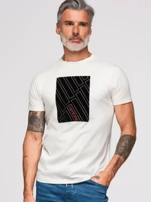 Pánske tričko OMBRE OM-TSPT-0259 WHITE