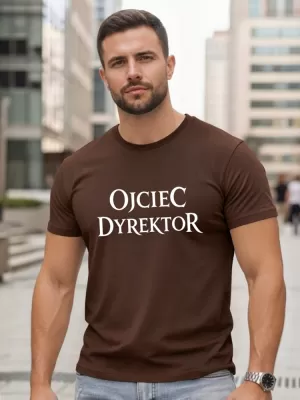 Pánske tričko DSTREET NX5144R-CH HNEDÁ