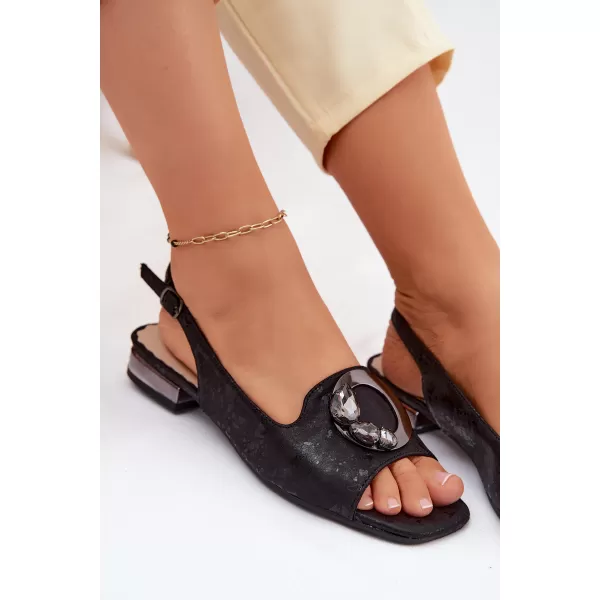  Dámske sandále S.BARSKI KV61-6024 BLACK 