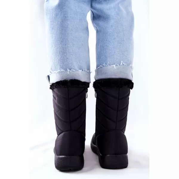  Dámske snehule BOTO 20SN26-3044/J74839 BLACK 