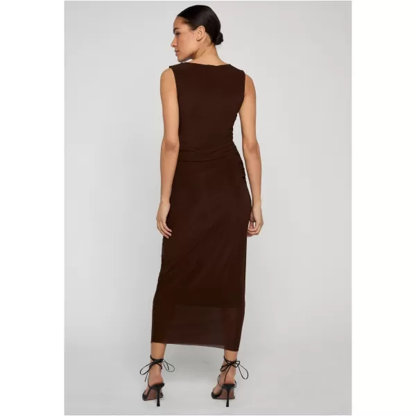  Dámske šaty URBAN CLASSICS TB8183 BROWN 