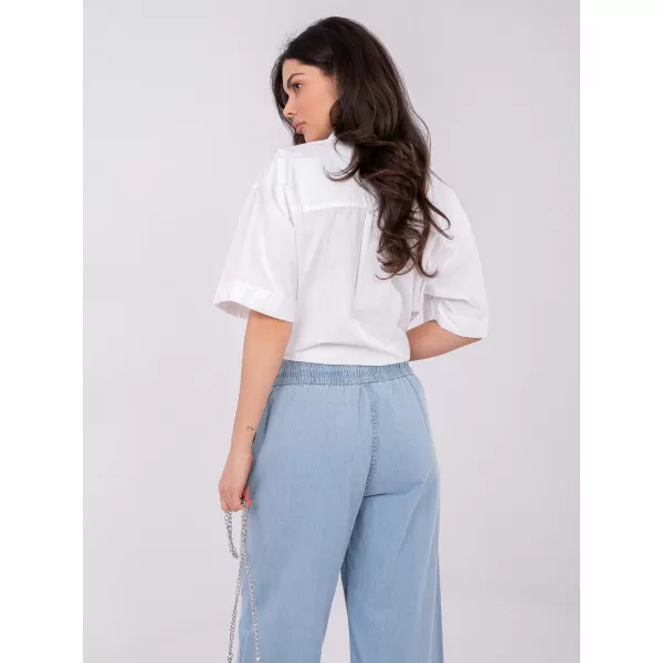  Dámske nohavice SUBLEVEL D80038BB62627L220 LIGHT BLUE 