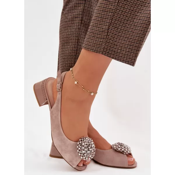  Dámske sandále D&A 41955-19 BEIGE 