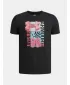 Chlapčenské tričko UNDER ARMOUR B LOGO WM COLLAGE SS 6009271-001 ČIERNA