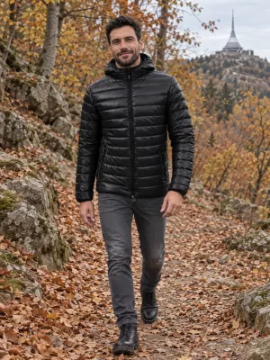 Pánska bunda MALFINI EVEREST 552 ČIERNA