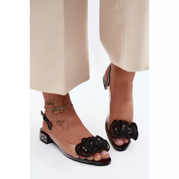  Dámske sandále D&A MR61-9002 BLACK 