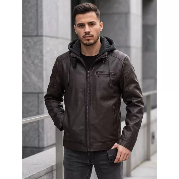  Pánska bunda DSTREET TX5148 HNEDÁ 