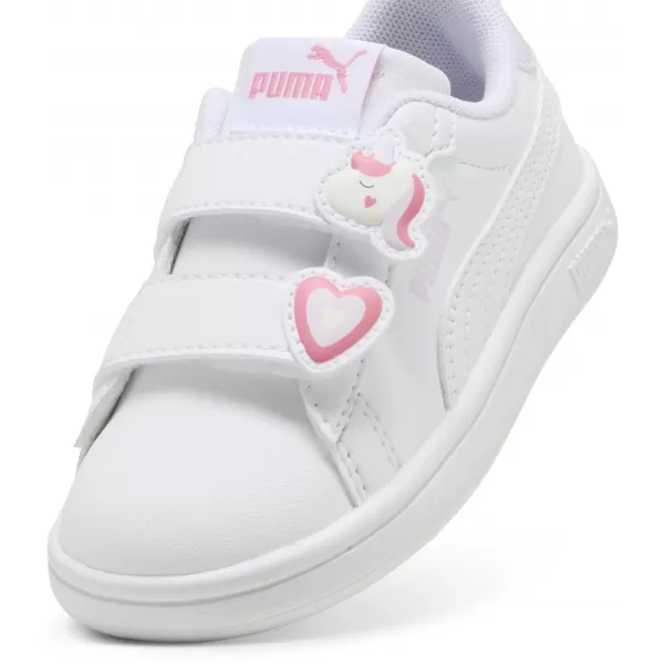  Detské tenisky PUMA SMASH 3.0 BADGES V INF 397287-07 PUMA WHITE/MAGIC ROSE 