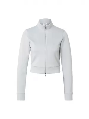 Dámska tepláková bunda URBAN CLASSICS TB8135-02946 LIGHT ASPHALT