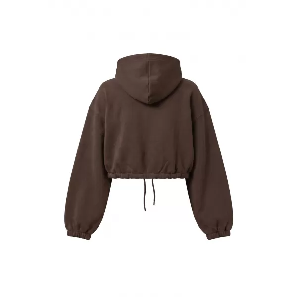  Dámska mikina URBAN CLASSICS TB8635-14274 CHOCOLATE BROWN 