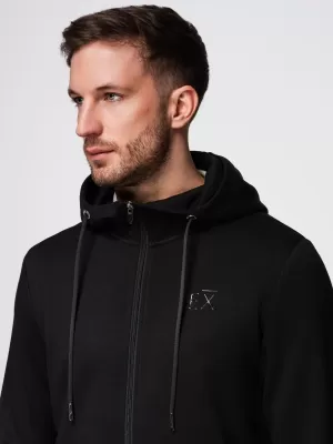 Pánska mikina OMBRE OM-SZBC-0196 BLACK