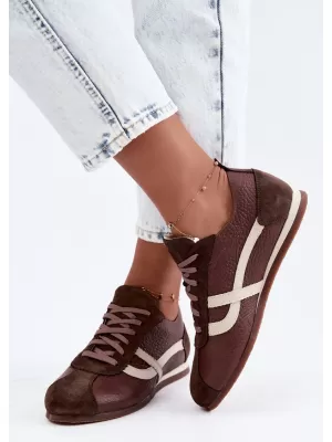 Dámske tenisky ZAZOO N1402S2/ CHOCOLATE