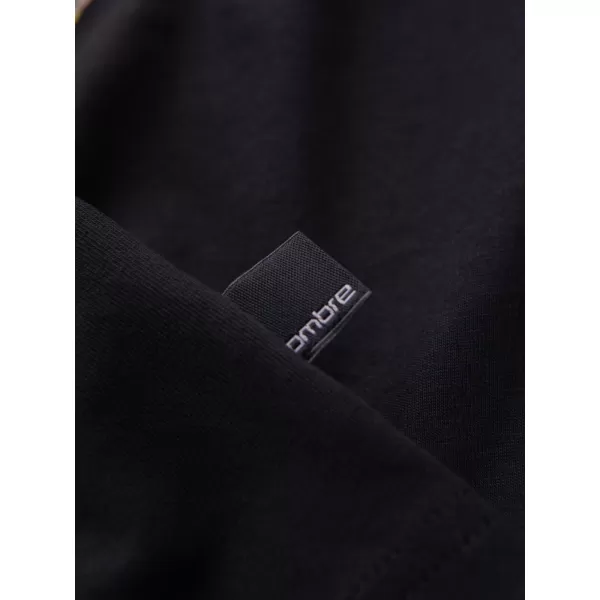  Pánske tričko OMBRE OM-TSPT-0284 BLACK 