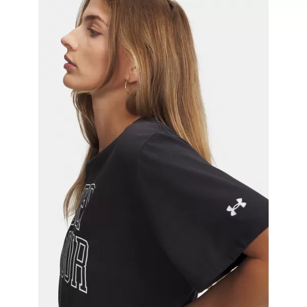  Dámske tričko UNDER ARMOUR RIVAL OS CAMPUS TEE 6007883-001 ČIERNA 