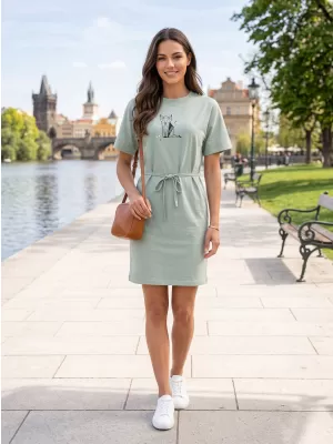 Dámske šaty ALTISPORT ALW091816 SAGE